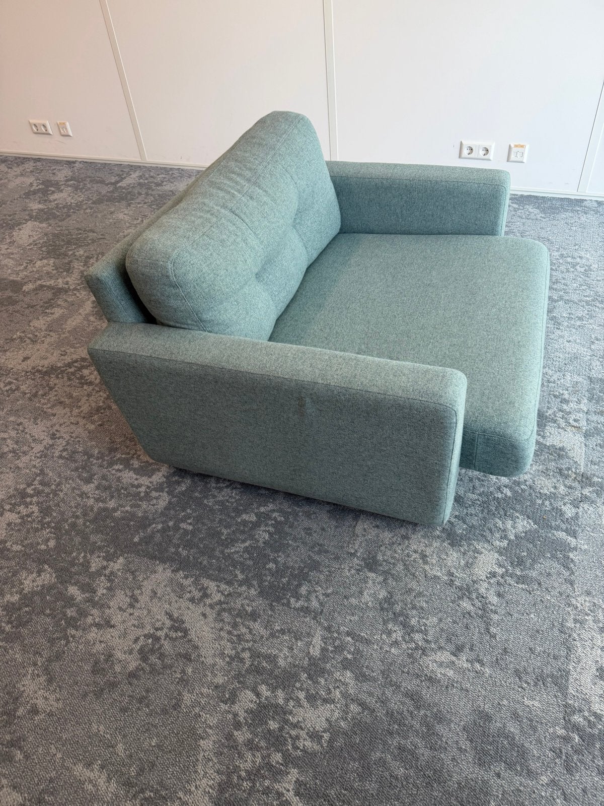 Comfortabele fauteuil, lichtgroen, gebruikt, Ophalen, Gebruikt, Overige kleuren, Eén