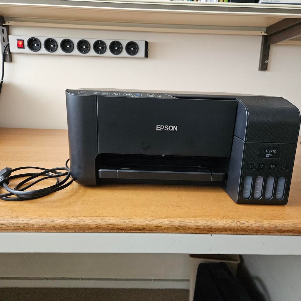 Epson EcoTank ET-2712 All-in-One Printer met Wi-Fi, Ophalen, Kleur printen, Gebruikt, All-in-one