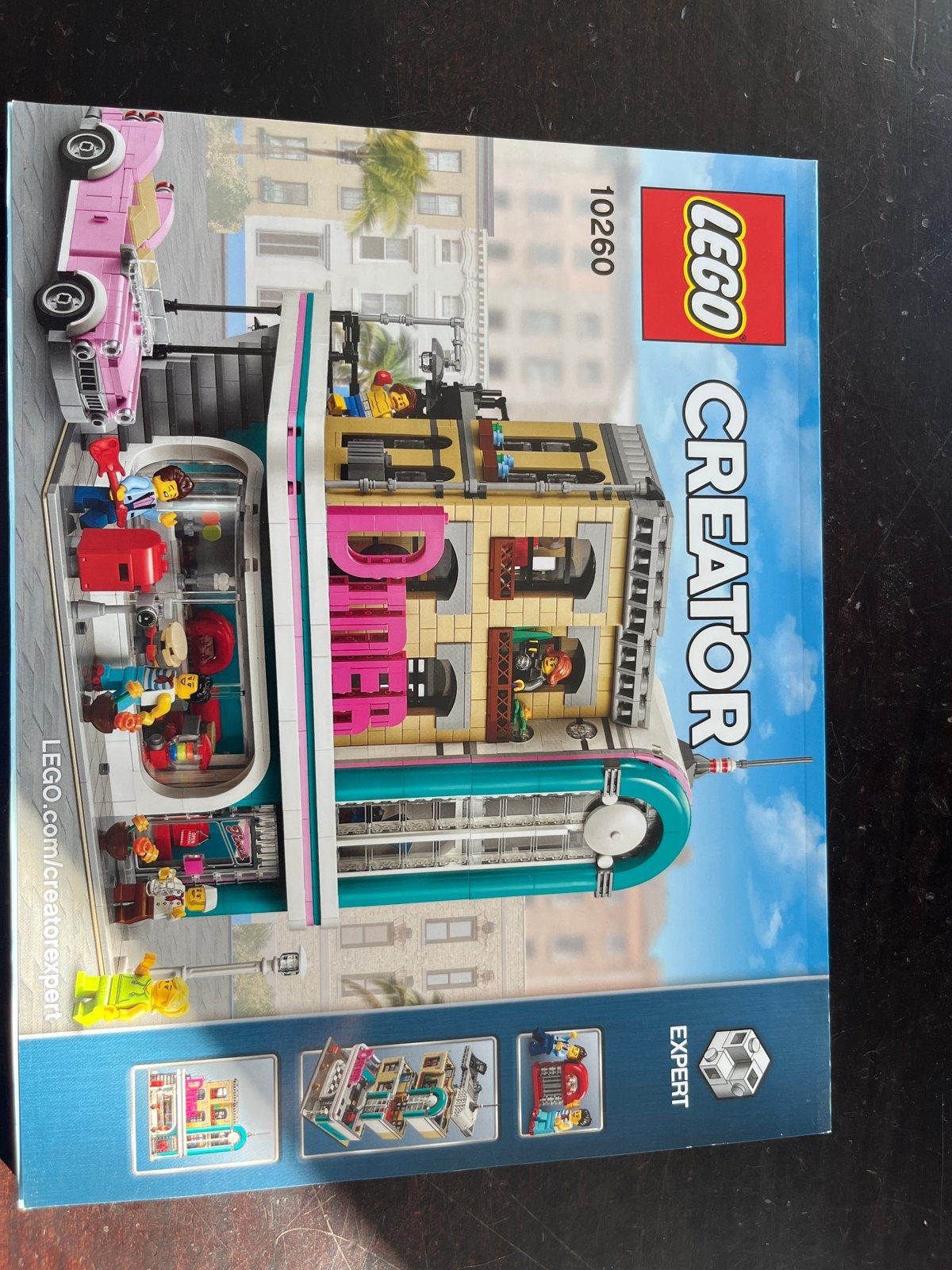 LEGO 10260 Downtown Diner - Handleiding, Kinderen en Baby's, Ophalen of Verzenden, Zo goed als nieuw