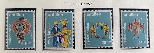 1969 Folklore  4x  , Ophalen of Verzenden