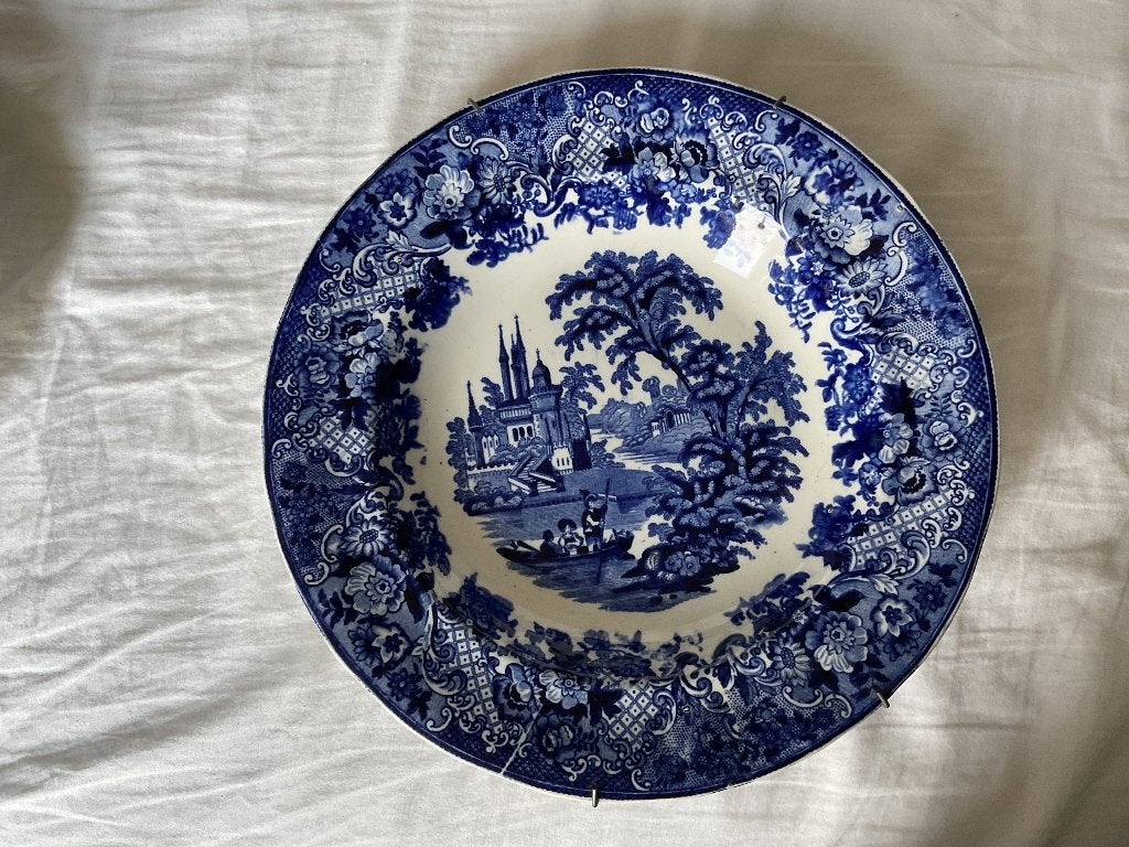 Delfsblauwe borden, Ophalen of Verzenden