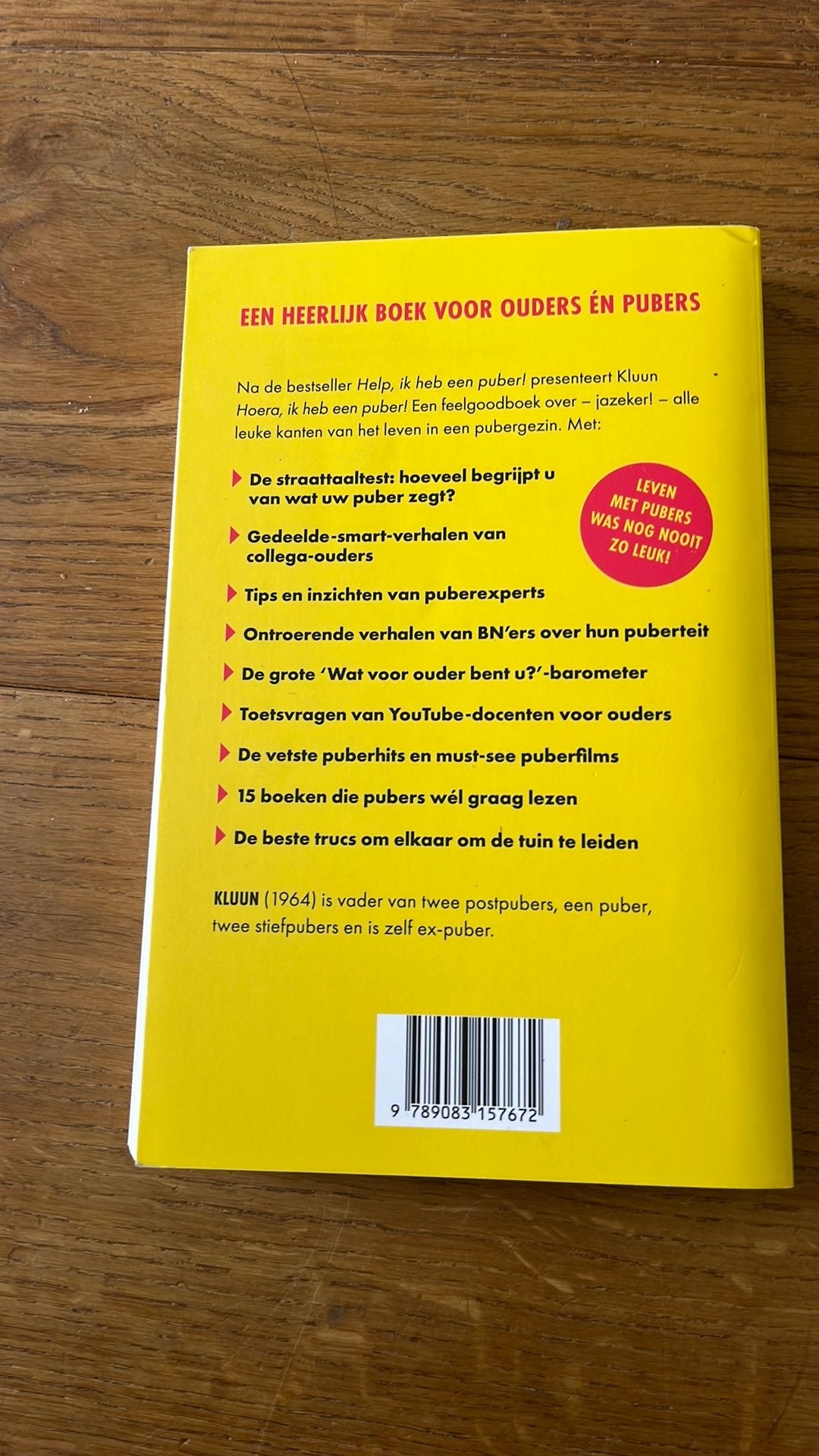 Kluun - Hoera, ik heb een puber!, Ophalen of Verzenden, Zo goed als nieuw, Kluun