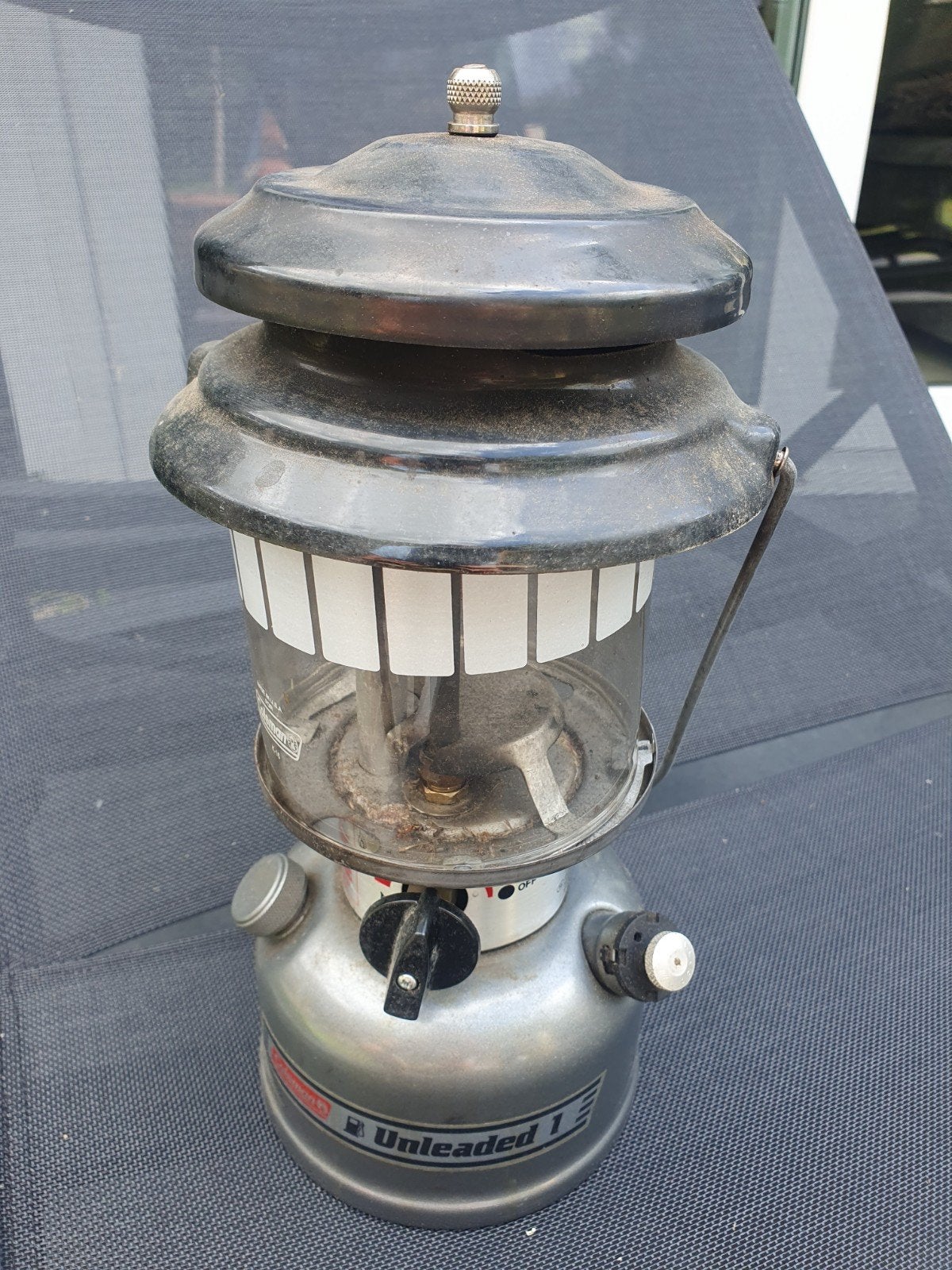 Coleman Benzine lamp Type 282-700E - Zo goed als nieuw, Caravans en Kamperen, Kampeeraccessoires, Ophalen