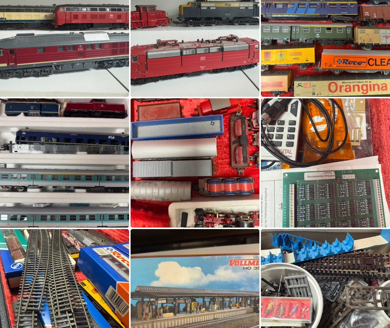 Roco modeltrein toebehoren, Ophalen, Gebruikt, Gelijkstroom, Rails