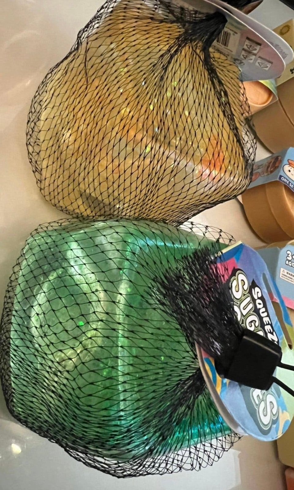 Grote glitter squishy kubus €5,- actie!, Watersport en Boten, Hengelsport | Vliegvissen, Ophalen of Verzenden, Nieuw, Overige typen