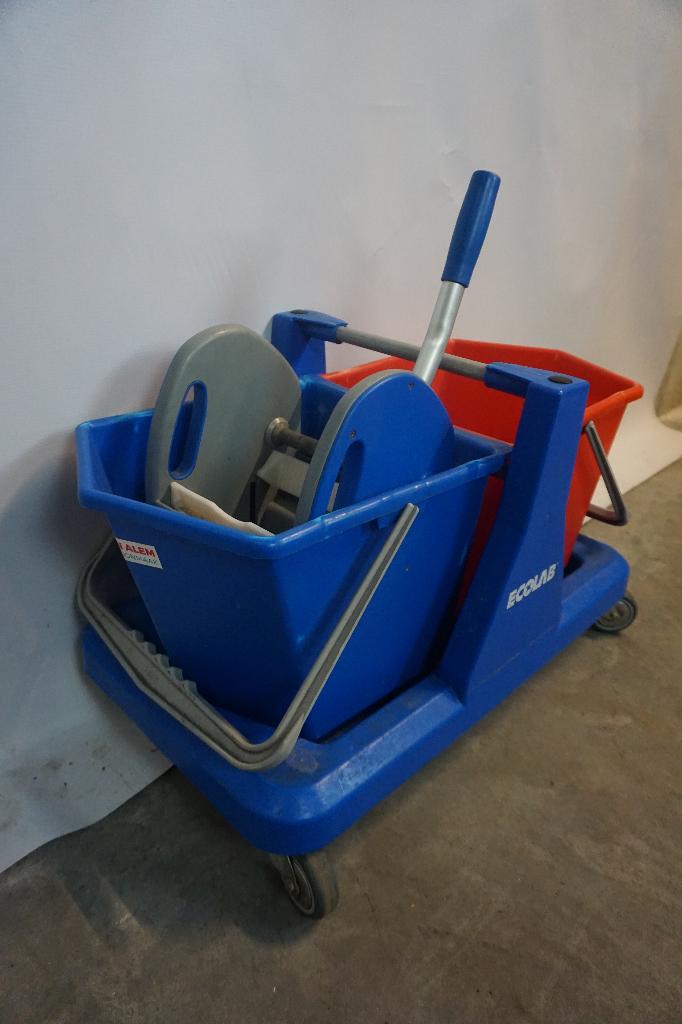 ecolab rolemmer schoonmaakemmer schoonmaakkar, Ophalen, Dweilemmer, -bak, of -wagen