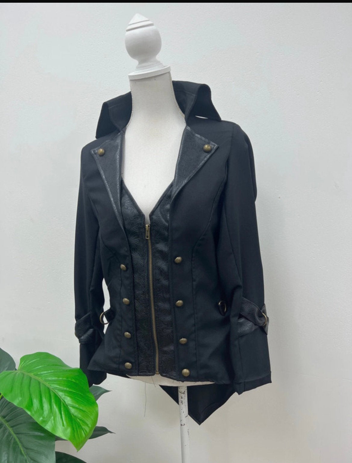 Steampunk gothic jasje zwart xs t/m xl, Kleding | Dames, Carnavalskleding en Feestkleding, Ophalen of Verzenden, Nieuw, Overige thema's