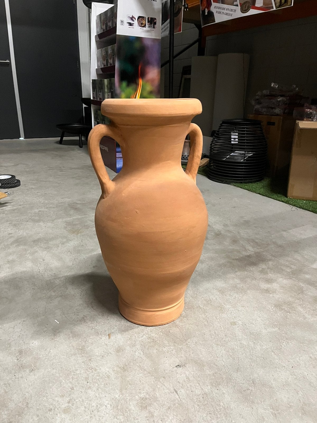Terracotta Pot Nieuw, Ophalen