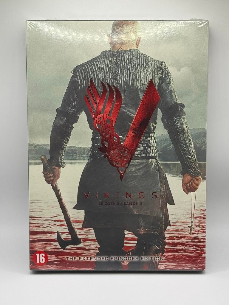 011. Vikings complete Seizoen 3 - DVD (Nieuw), Cd's en Dvd's, Dvd's | Tv en Series, Vanaf 16 jaar, Verzenden, Boxset, Actie en Avontuur