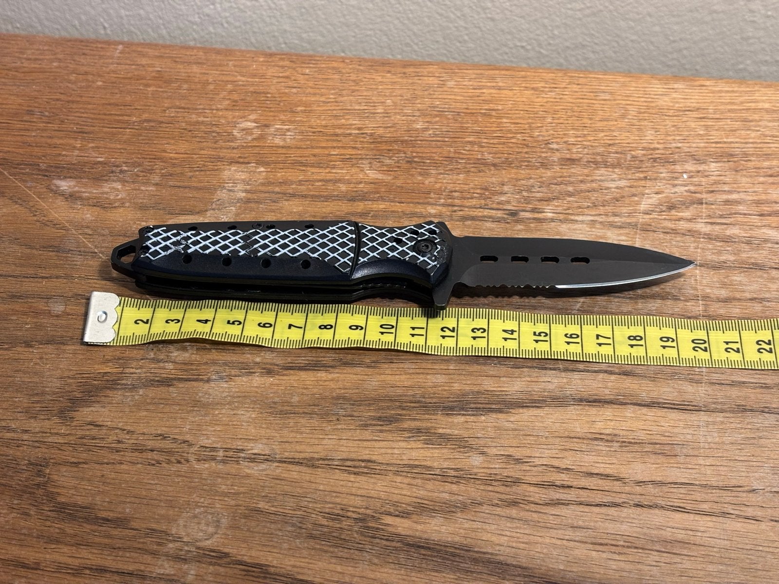 Zakmes 20 cm - Handig en Compact, Ophalen of Verzenden, Gebruikt, Snijgereedschap