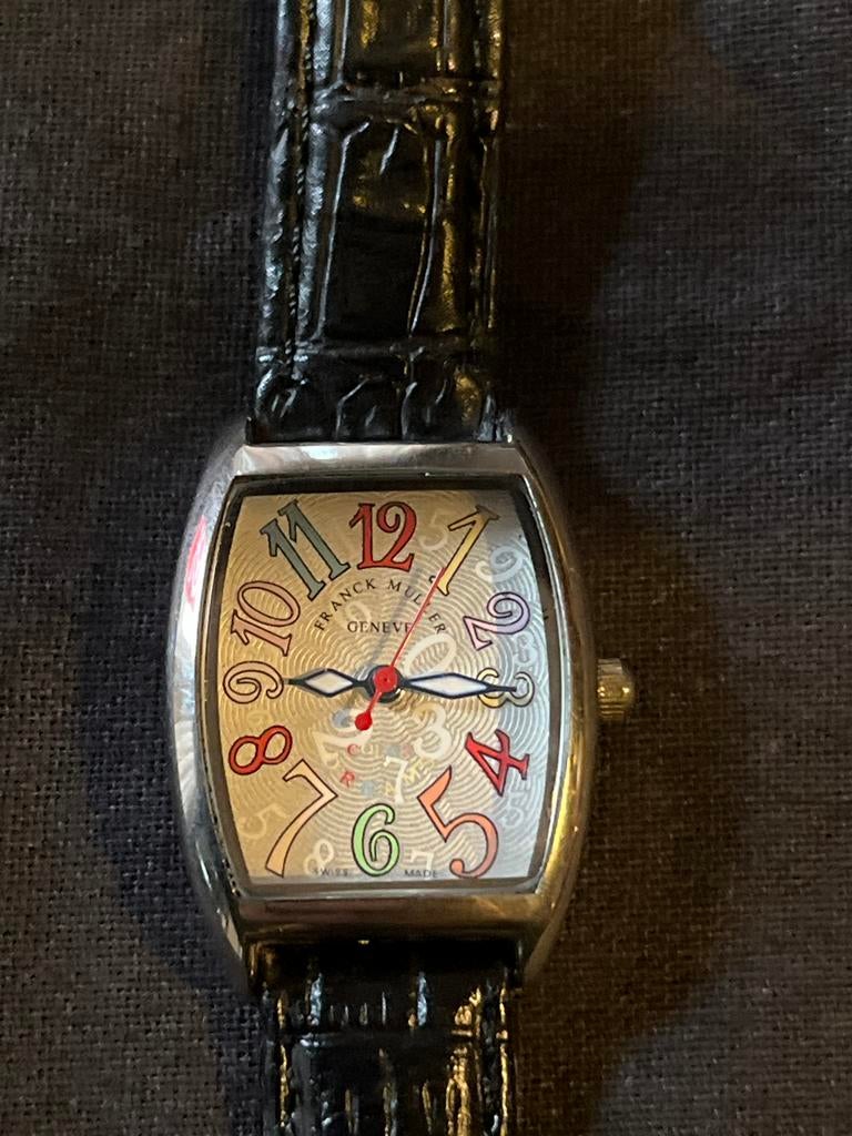 Franck Muller Geneve Conquistador Dameshorloge, Overige merken, Staal, Verzenden, Polshorloge