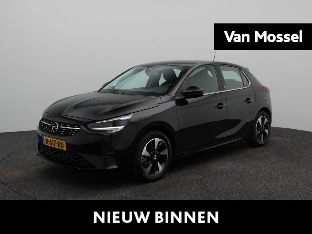Opel Corsa-e Elegance 50 kWh, Auto's, Opel, Gebruikt, Zwart, Zwart, Origineel Nederlands