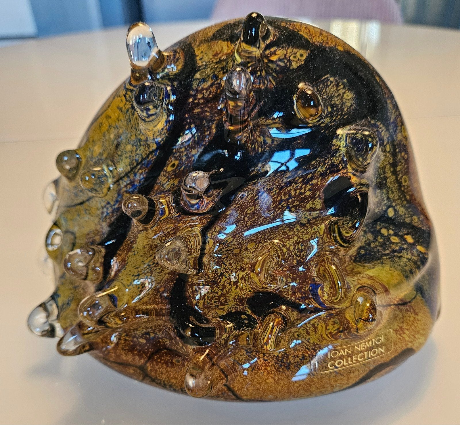 Designobject Ioan Nemtoi Uniek!Bijzonder!Origineel!, Ophalen, Glas, Handgemaakt