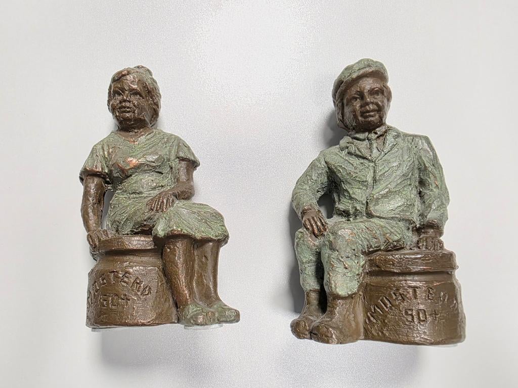 Abraham en Sara beeldjes van Geert Kunen, Ophalen of Verzenden, Gebruikt