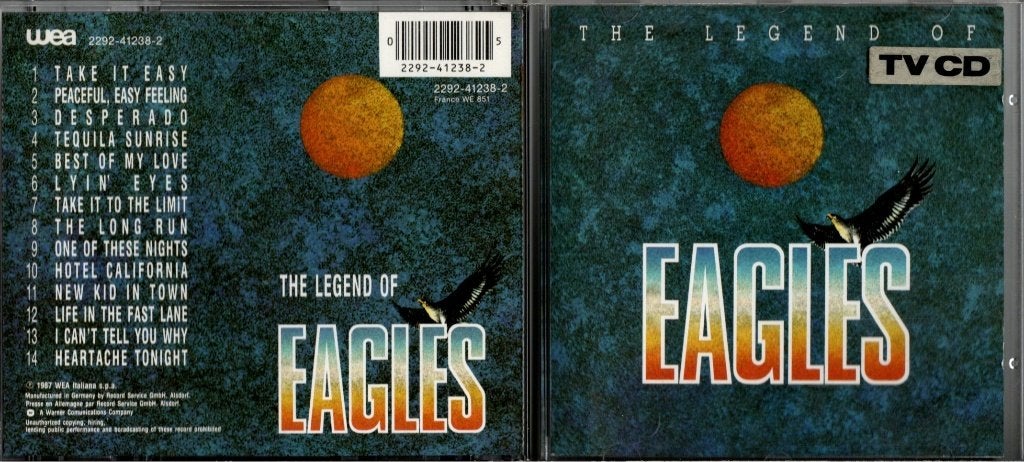 Eagles, the legend of Eagles, Ophalen of Verzenden, Zo goed als nieuw