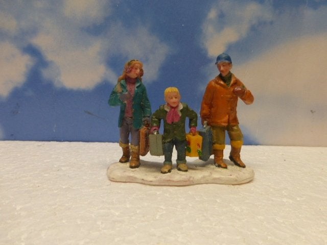 lemax checking in kerstdorp poppetjes figurines accessoire, Ophalen of Verzenden, Zo goed als nieuw