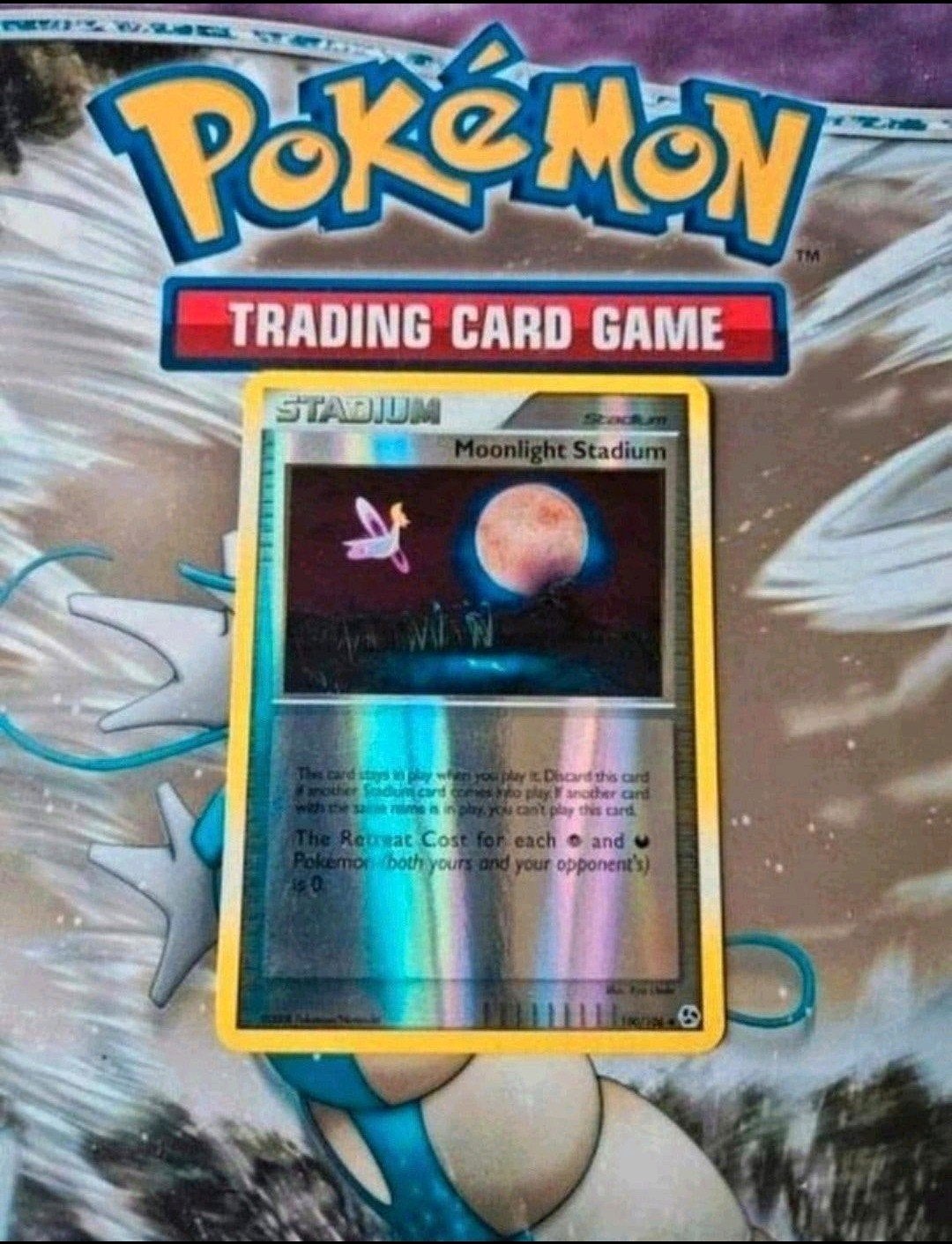 Moonlight Stadium 100/106 Diamond&Pearl Great Encounters, Ophalen of Verzenden, Zo goed als nieuw, Losse kaart, Foil