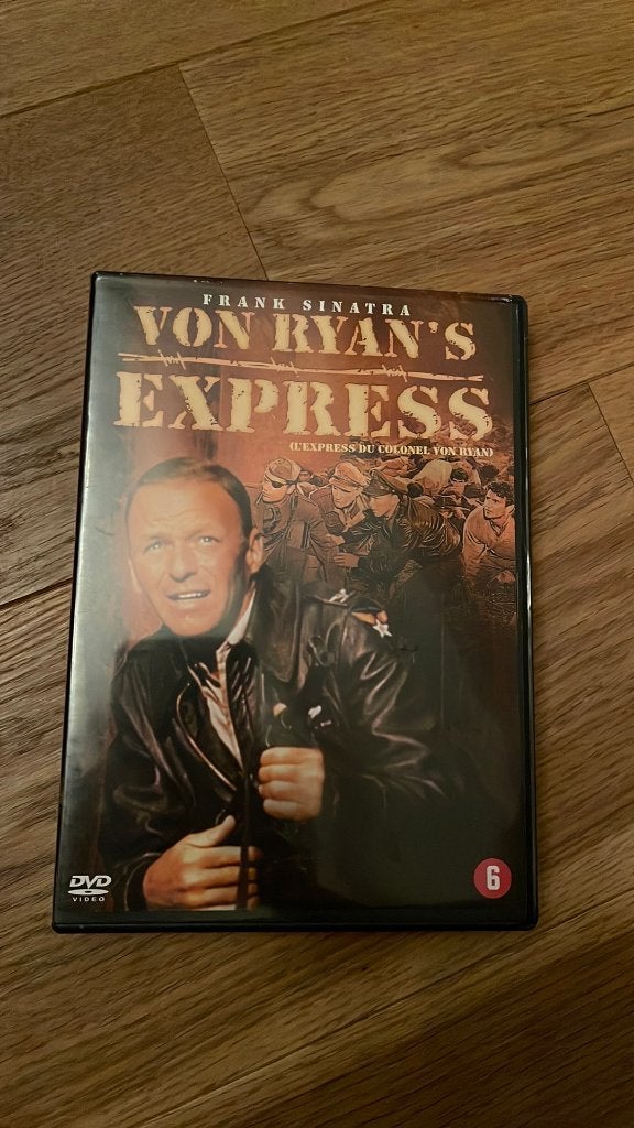Von Ryan’s Express DVD met Frank Sinatra - ontsnappingsdrama, Alle leeftijden, Ophalen of Verzenden, Zo goed als nieuw