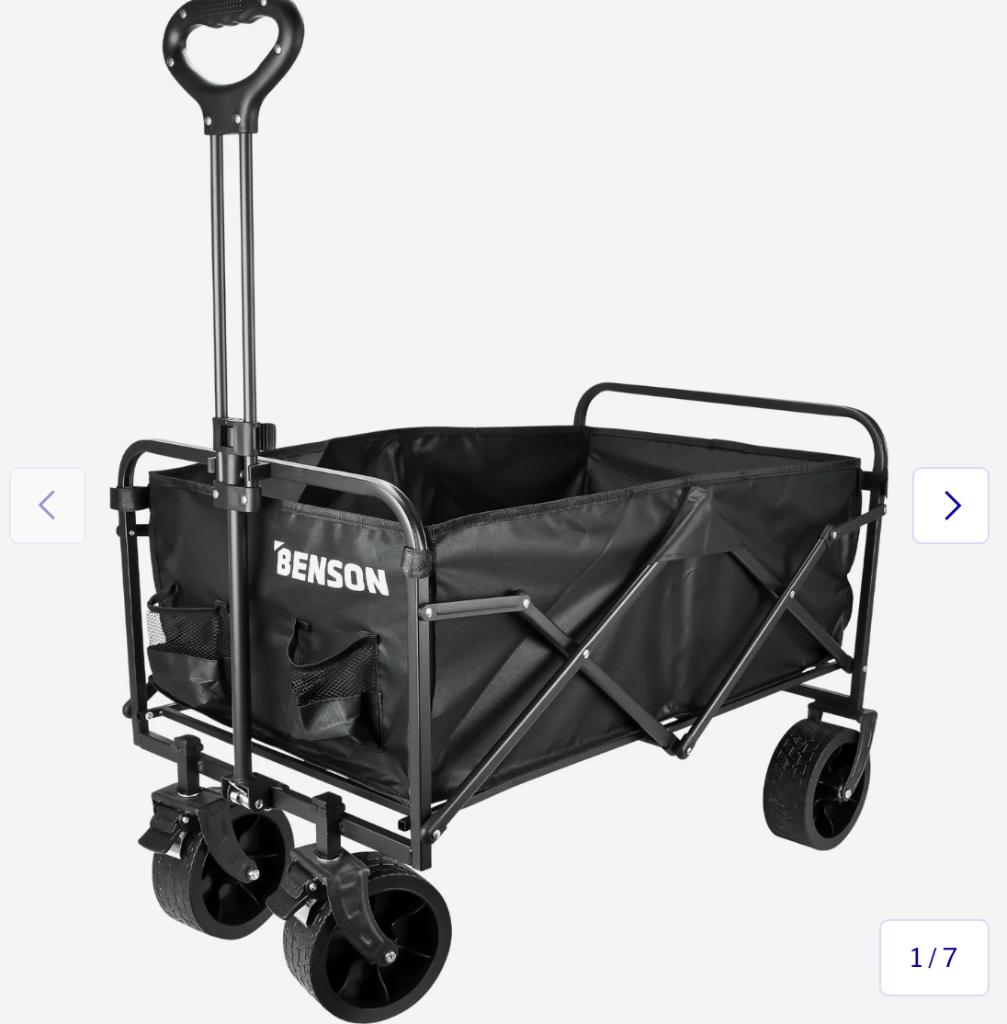 Bolderkar opvouwbaar met extra brede wielen, NIEUW IN DOOS, Ophalen of Verzenden, Opvouwbaar, Nieuw