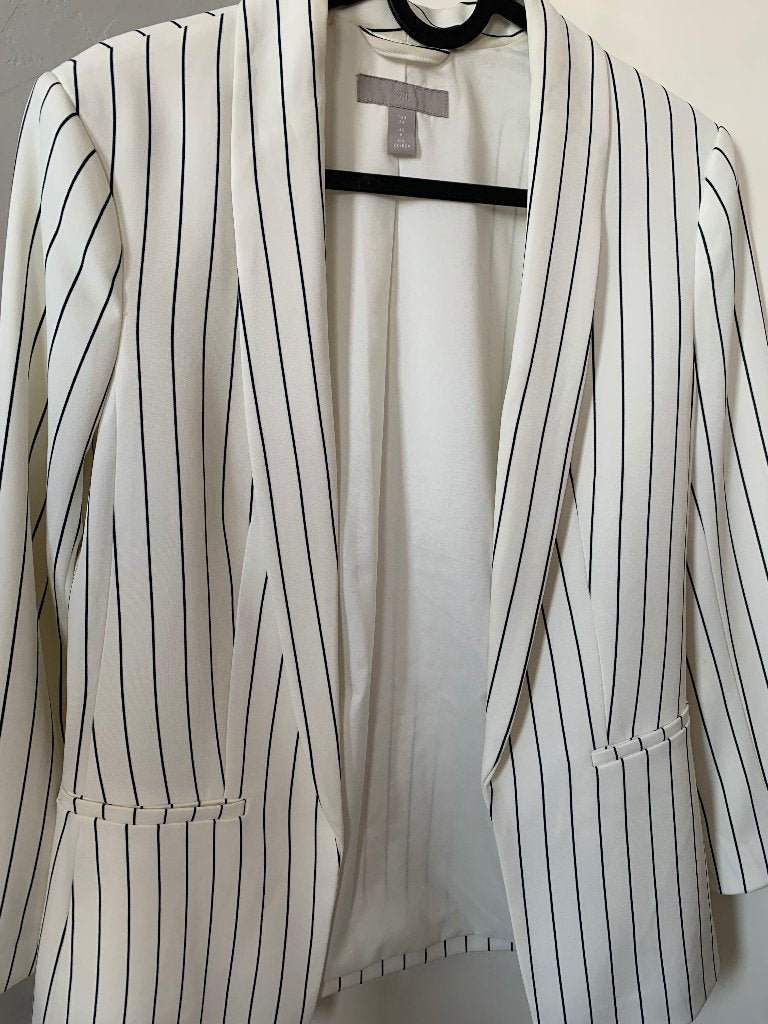 Colbert dames, Ophalen, H&M, Wit, Zo goed als nieuw