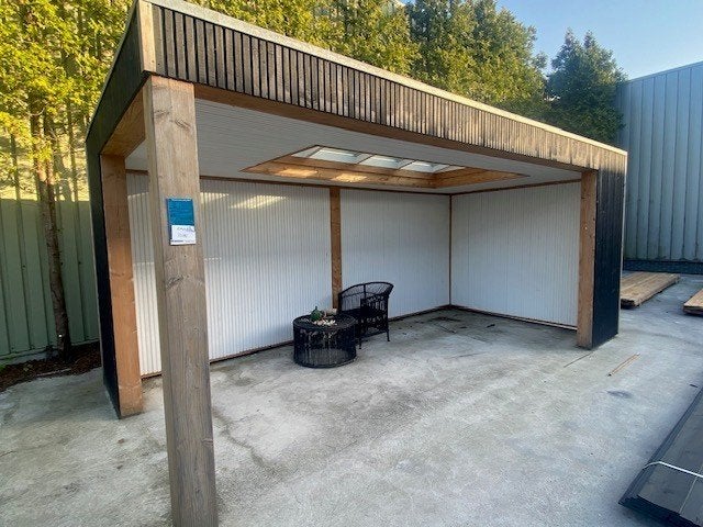 Terrasoverkapping Elite 606x300 cm incl. lichtstraat!!!!, Ophalen, Zo goed als nieuw, Veranda
