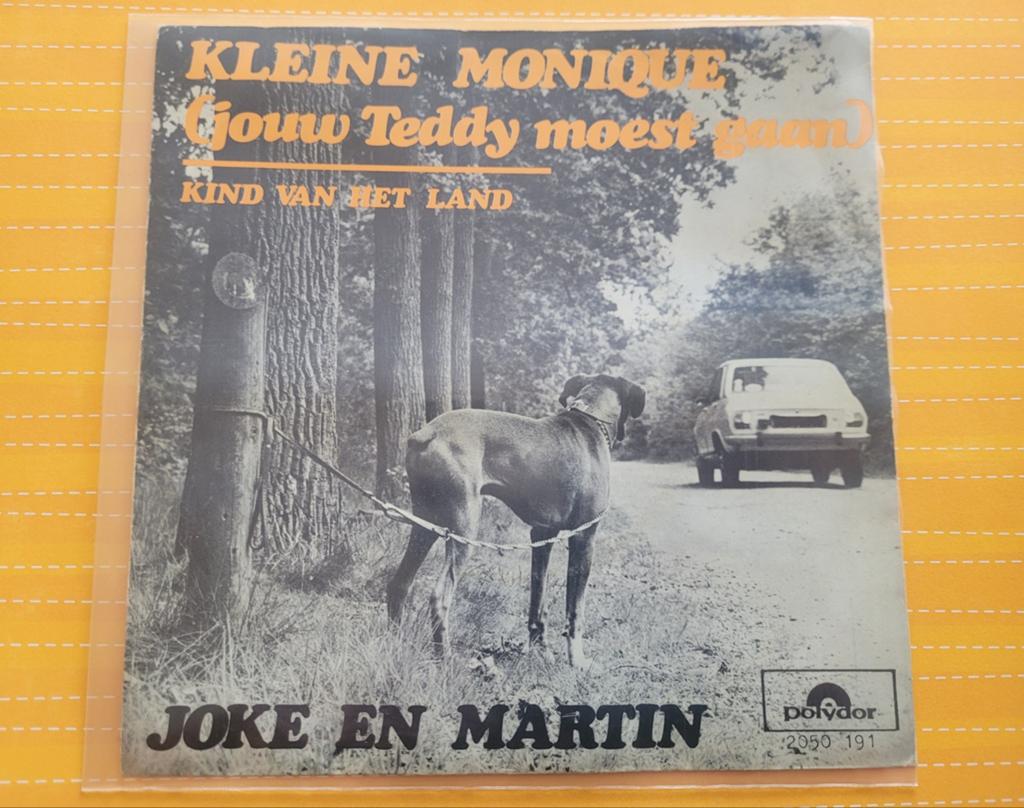 Joke en Martin - Kleine Monique ( jouw Teddy moest gaan ), Cd's en Dvd's, Vinyl | Nederlandstalig, Ophalen, Zo goed als nieuw