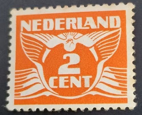Nederland 1924 - nvph 145 - Vliegende Duif ( zwm), Ophalen of Verzenden, T/m 1940