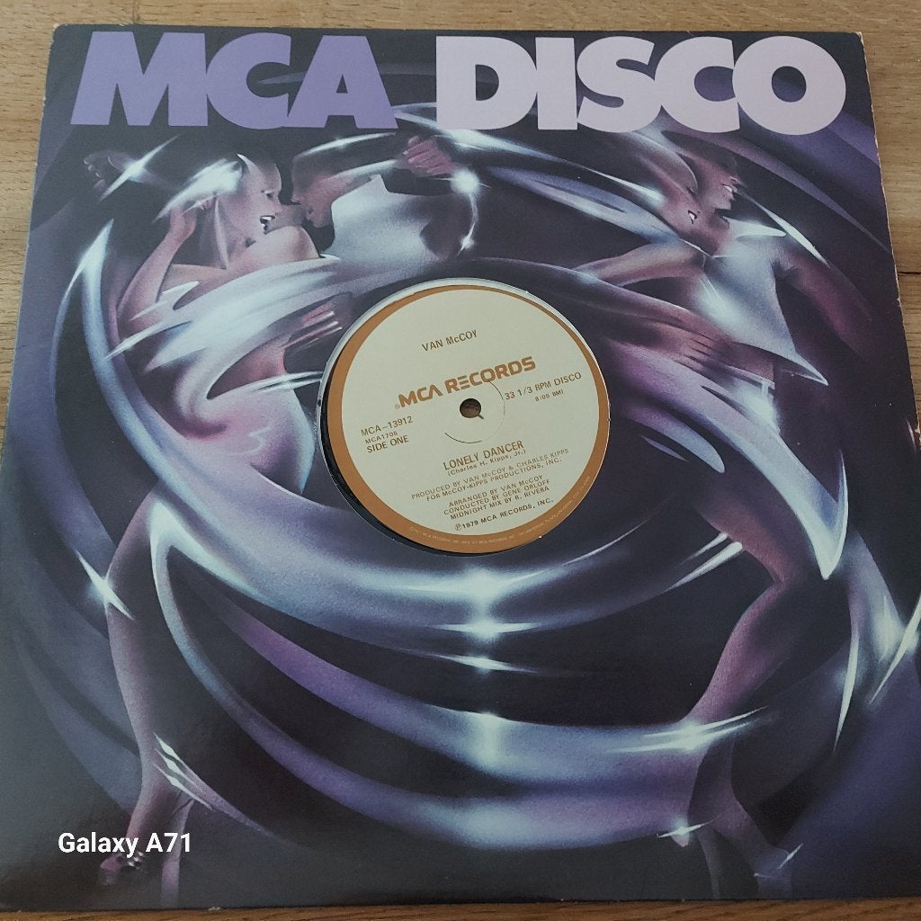 12 inch Maxisingel Van McCoy - Lonely Dancer (1979), Gebruikt, Ophalen of Verzenden, Disco, Beschermende buitenhoes