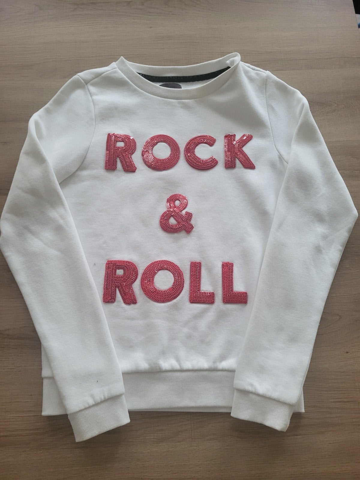 Seven Sisters Rock & Roll sweater - Maat XXS, Seven Sisters, Wit, Ophalen of Verzenden, Lange mouw