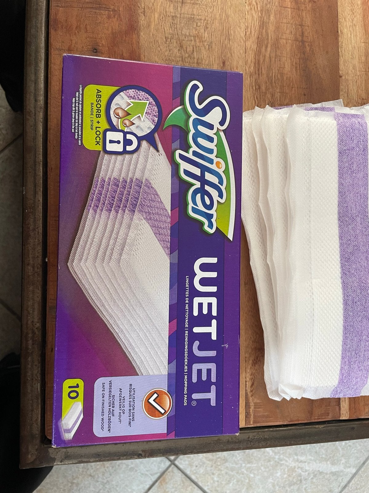 Swiffer WetJet Reinigingsdoekjes - 15 stuks, Ophalen, Mop of Dweil