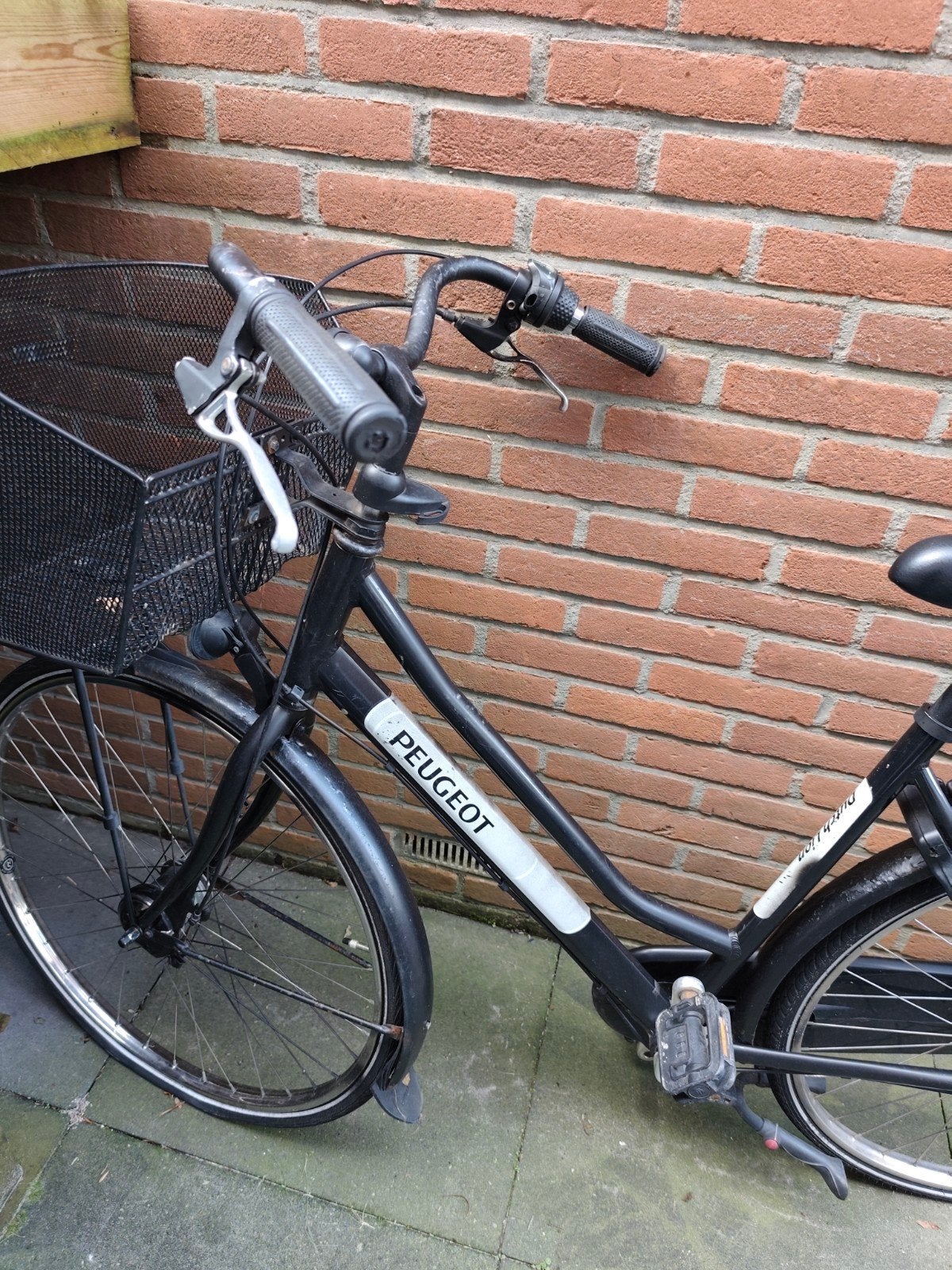 Peugeot damesfiets met mand - Gebruikt, Velgrem, Ophalen, Overige merken, 53 tot 56 cm