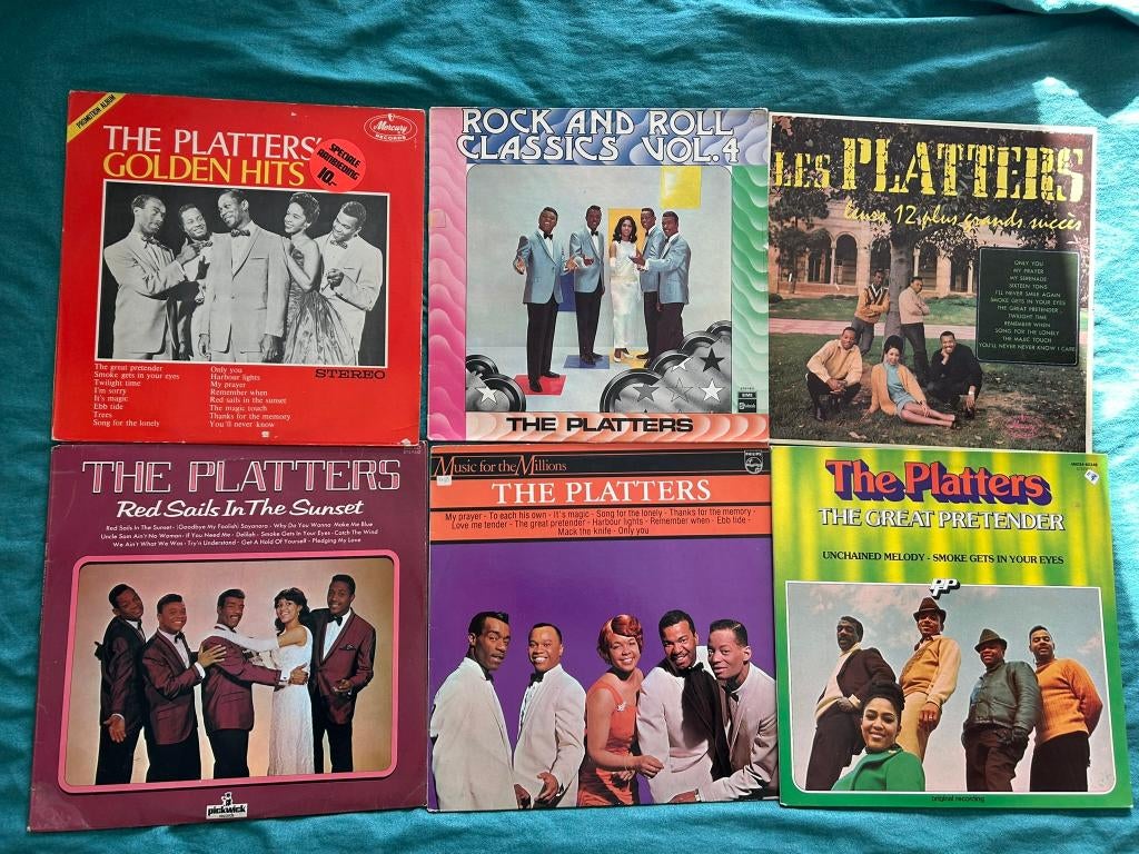 7 LP's The Platters (ook per stuk te koop), Ophalen of Verzenden, Gebruikt, 12 inch