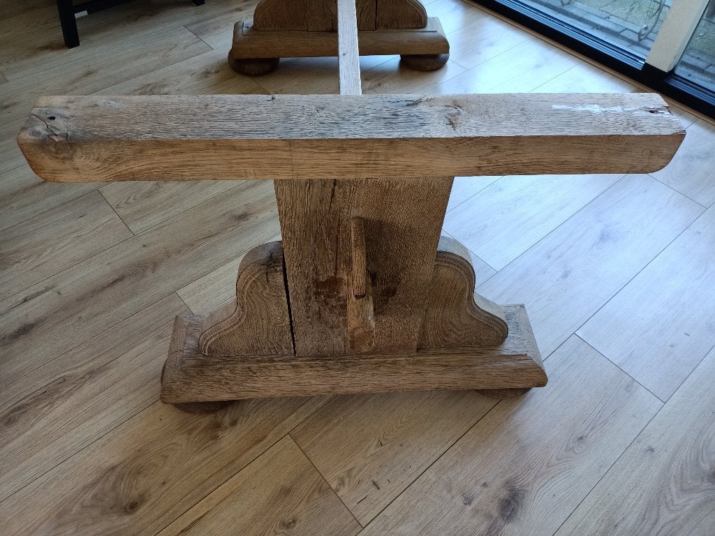 Eettafel, Huis en Inrichting, Ophalen, Gebruikt, Eikenhout, 200 cm of meer