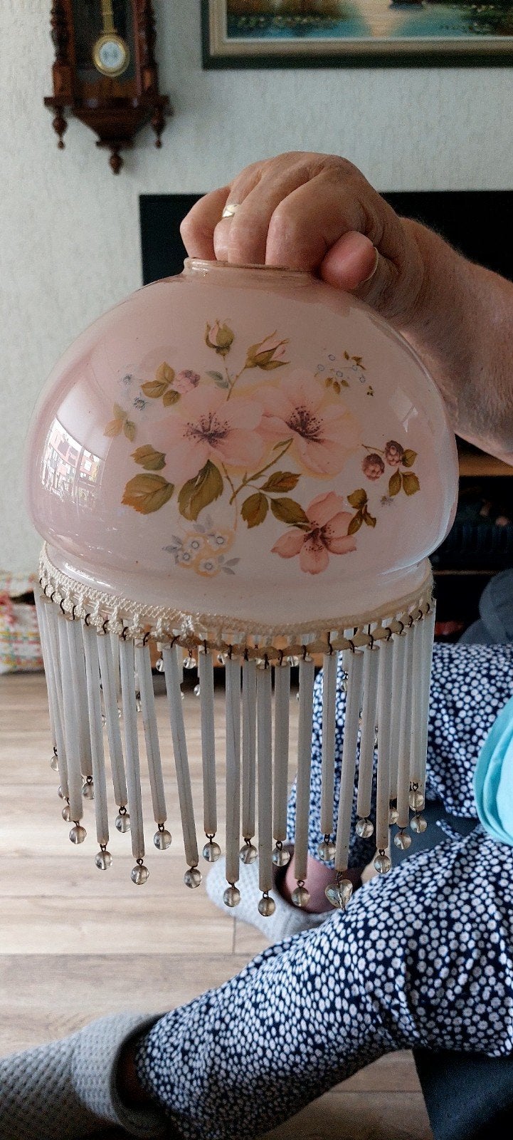 leuke roze lampen kapje, Ophalen