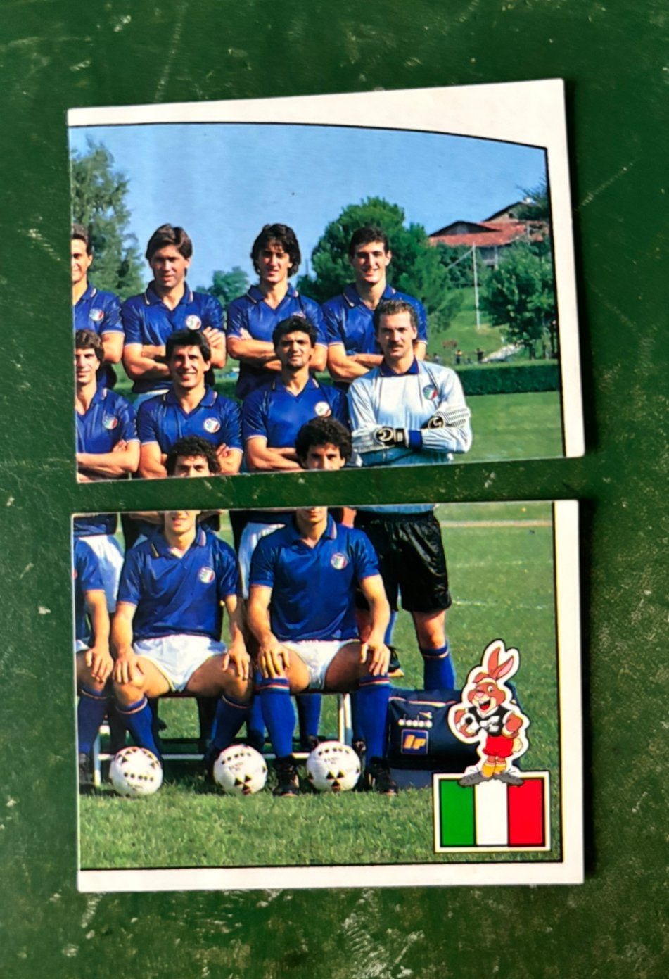 2 panini plaatjes team Italie Euro 88, Ophalen of Verzenden