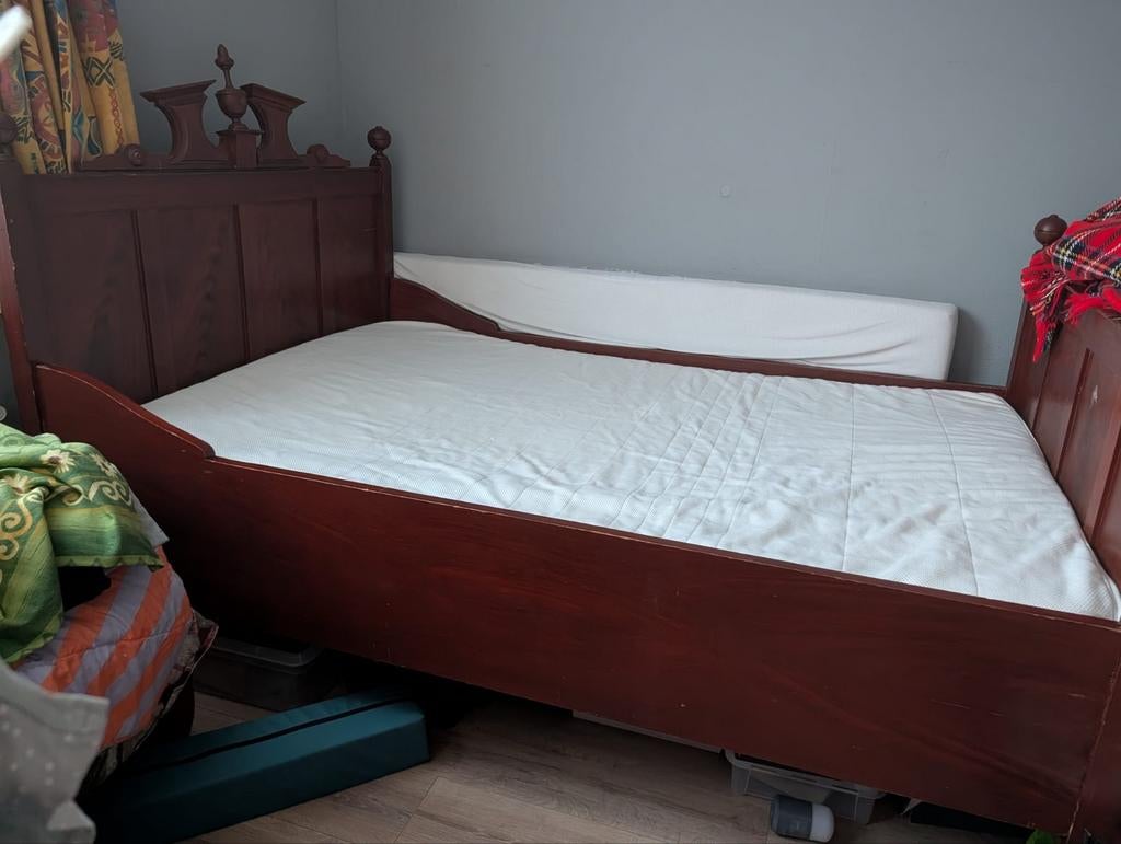 Twijfelaar met matras en spiraal, Ophalen, Gebruikt, Bruin, Twijfelaar