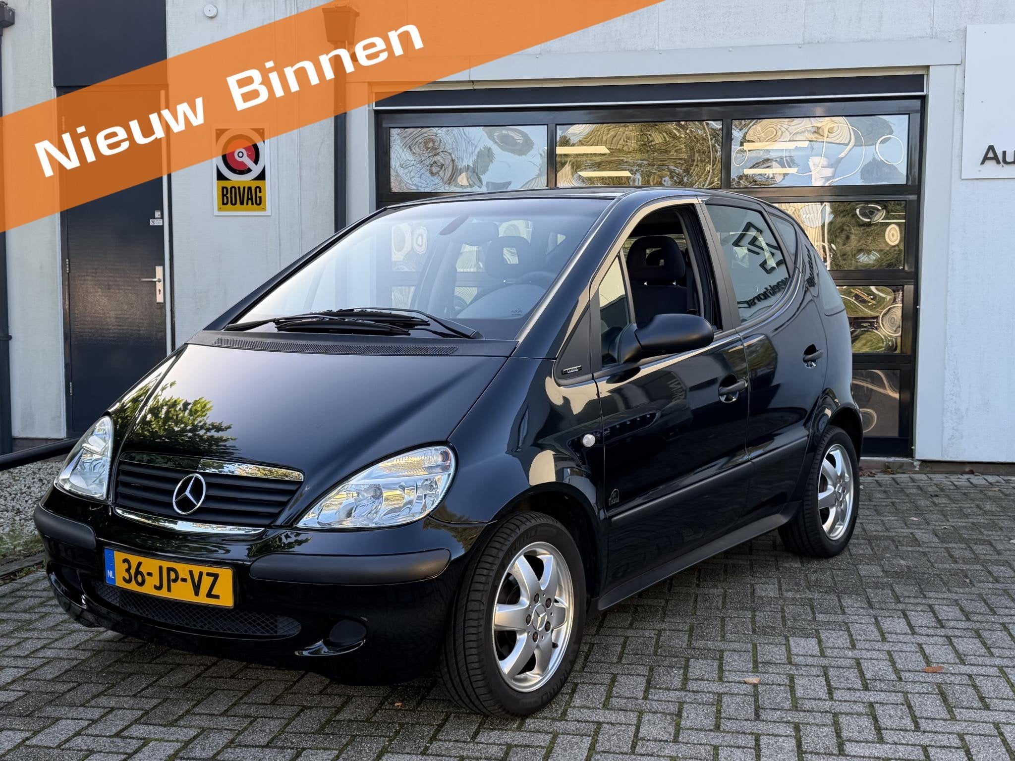 Mercedes-Benz A-klasse 160 Elegance 66.983 KM | Sinds 2003, Auto's, Voorwielaandrijving, Stof, Huisgarantie, 4 cilinders
