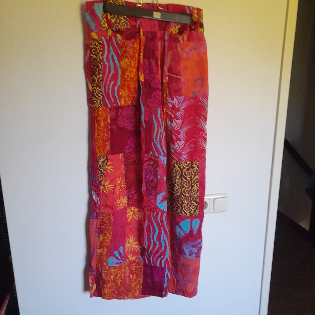 heart art ashford patchwork broek rood, nieuw, S was 89,95, Maat 38/40 (M), Nieuw, Ophalen of Verzenden, Lang