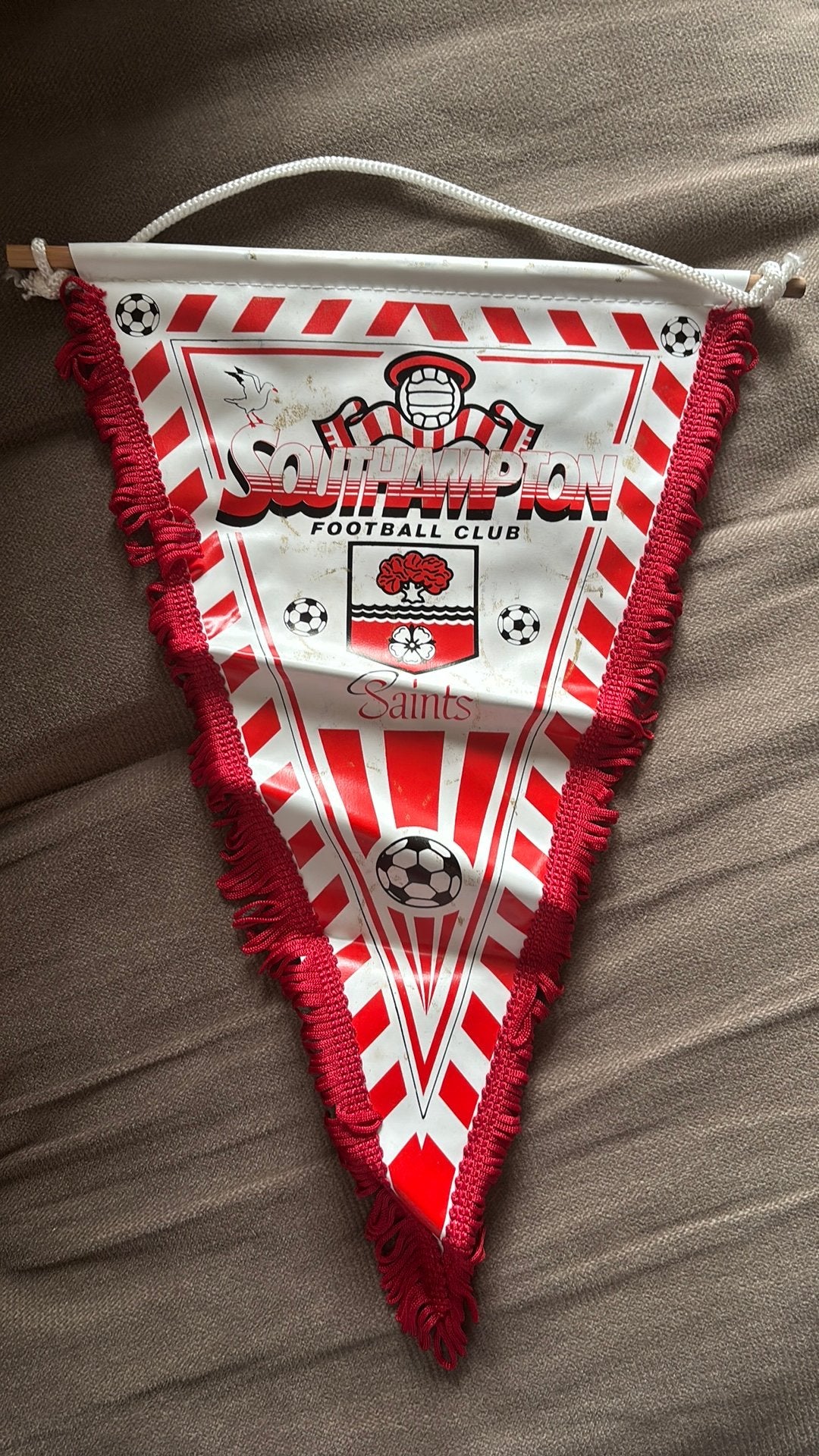 Oude vaan southampton, Verzenden, Zo goed als nieuw, Buitenlandse clubs, Vaantje of Sjaal