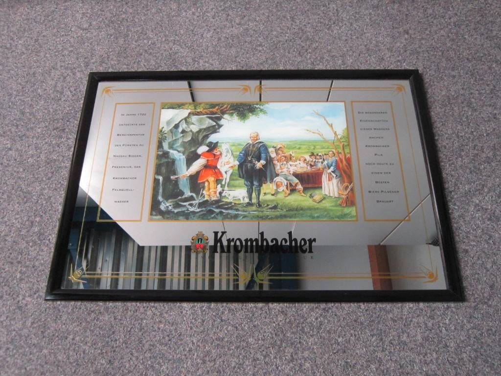 KROMBACHER BIER SPIEGEL, Ophalen, Nieuw, Overige typen, Overige merken