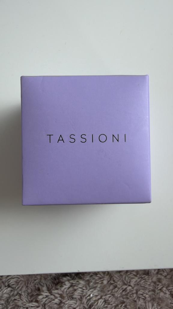 Tassioni 14K Gold Plated Oorbellen met Sprankelende Steen, Ophalen of Verzenden, Nieuw, Goud, Gehele gezicht