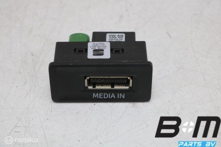 Aansluiting externe audiobron Seat Leon 5F 5F0035222C, Auto diversen, Gebruikt