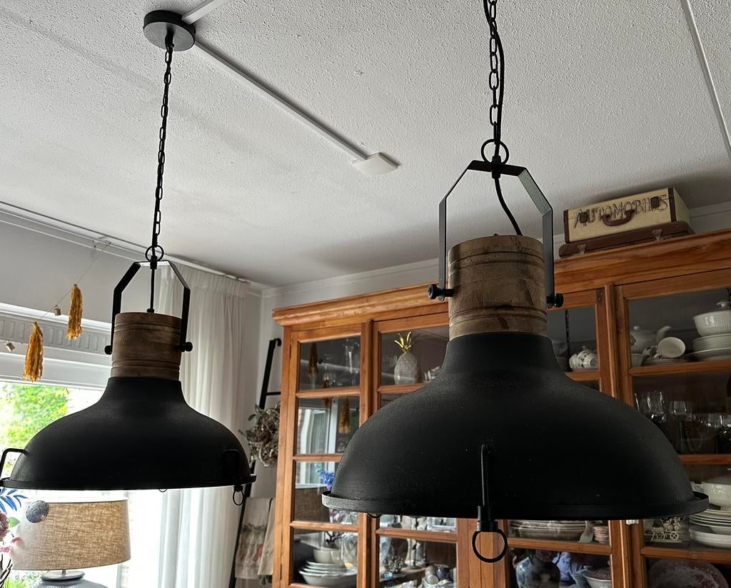 Als nieuw hanglampen twee stuks, Ophalen, Zo goed als nieuw