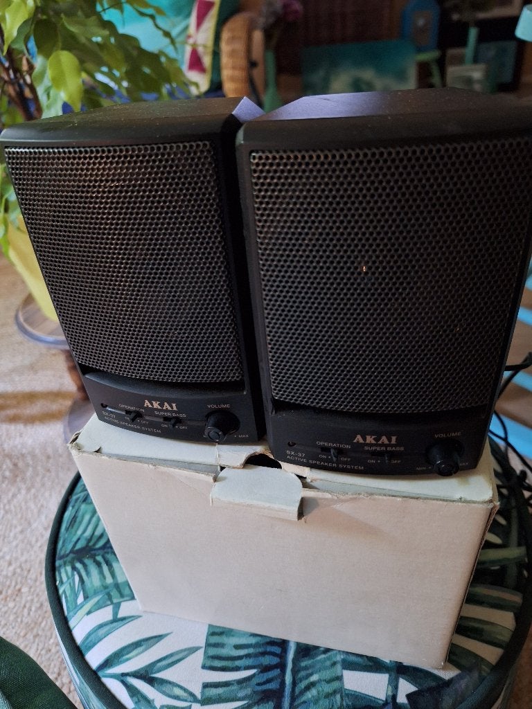 Akai mini speakers, Ophalen, Gebruikt, Minder dan 60 watt, Overige merken