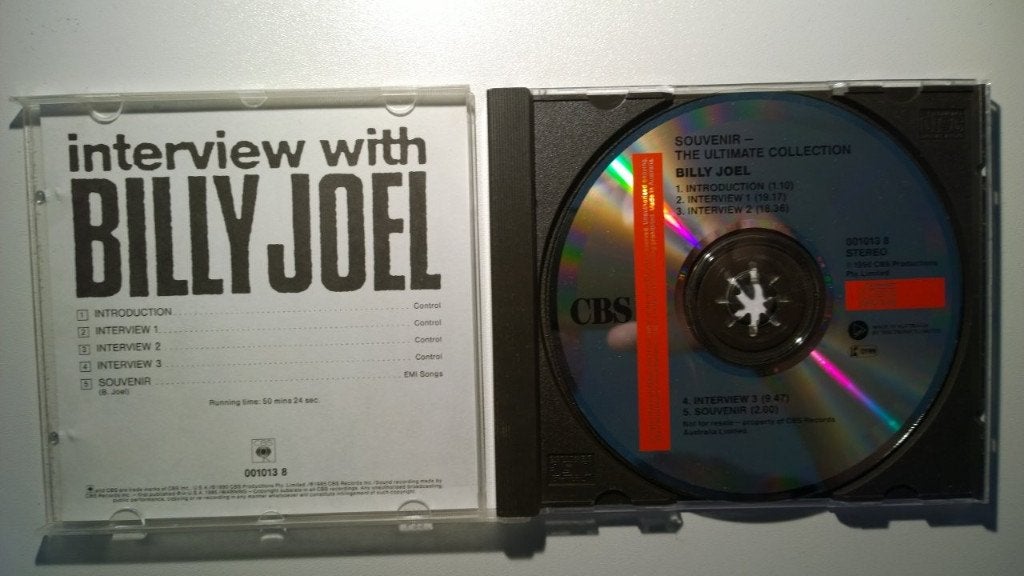 Billy Joel - Interview With Billy Joel, Ophalen of Verzenden, 1990 - 1999, Zo goed als nieuw
