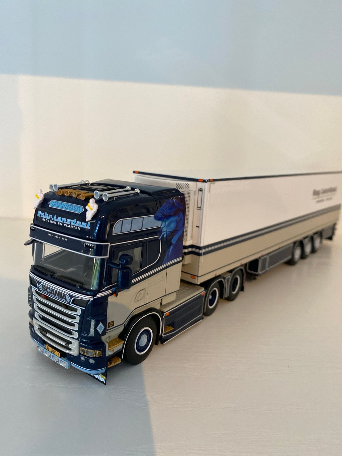 Wsi Gbr. Lansdaal Scania R620 model vrachtwagen, Ophalen of Verzenden, Zo goed als nieuw, Overige typen, Wsi