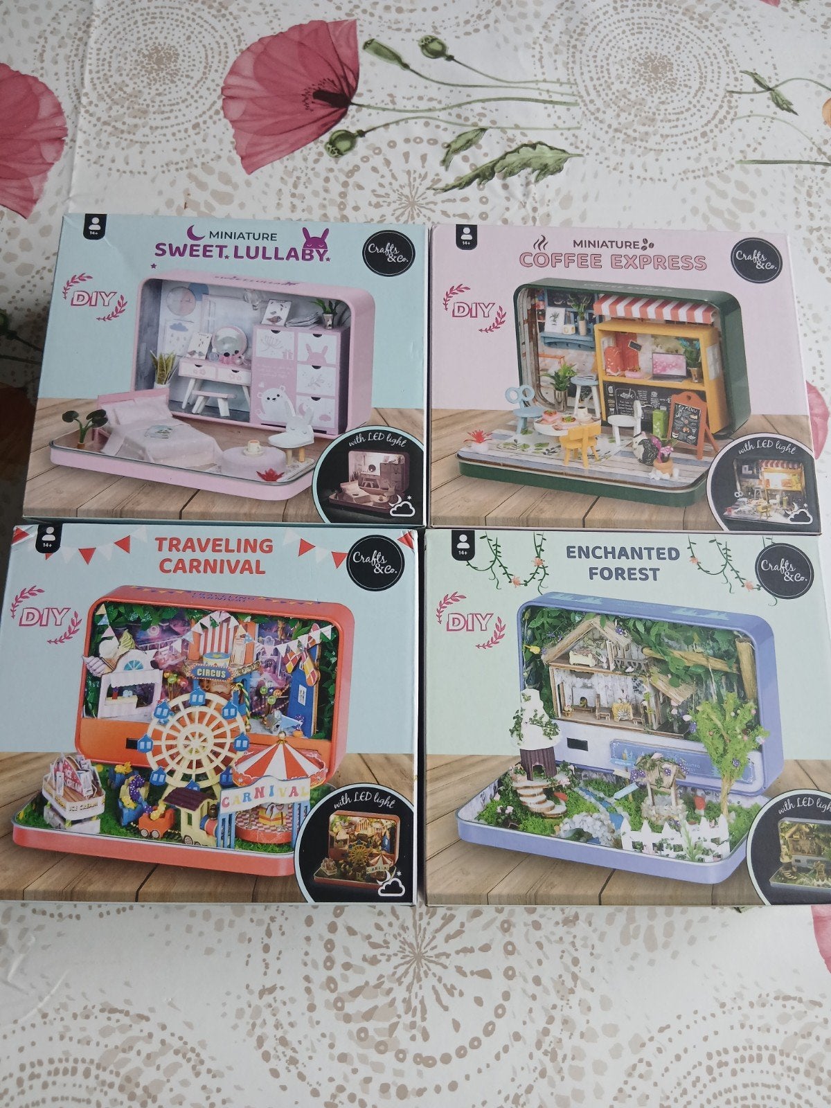 DIY Miniatuur Knutselsets met LED-licht (Nieuw), Overige thema's, Nieuw, Meerkleurig, Educatief