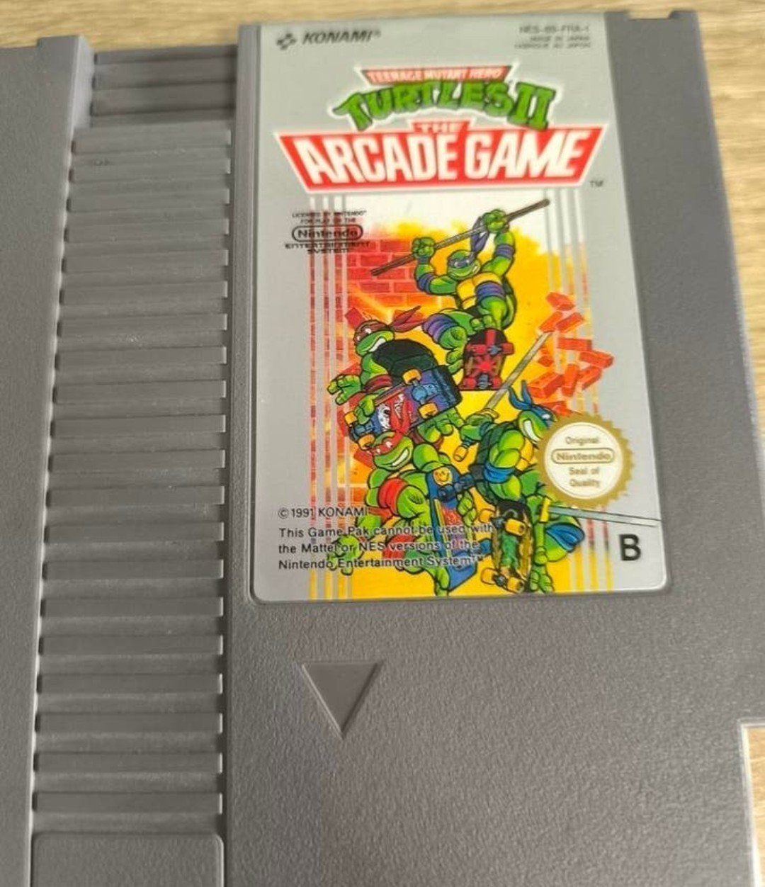 Nintendo NES met Teenage Mutant Ninja Turtles II game, Spelcomputers en Games, Games | Nintendo NES, Avontuur en Actie, Gebruikt