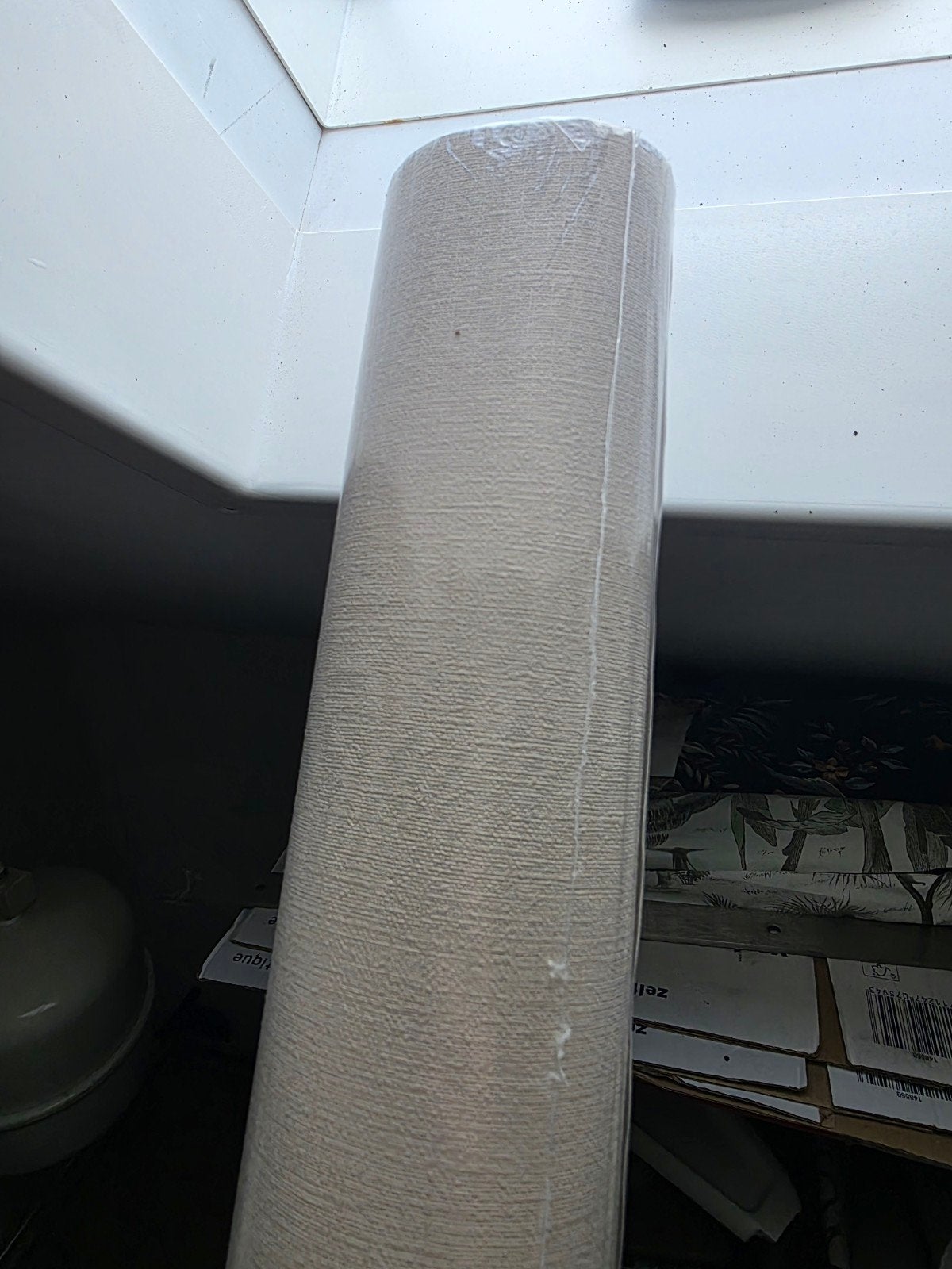 8 nieuwe rollen Superfresco Easy Vliesbehang Lynn Taupe, Ophalen, Bruin, Modern, Overige merken
