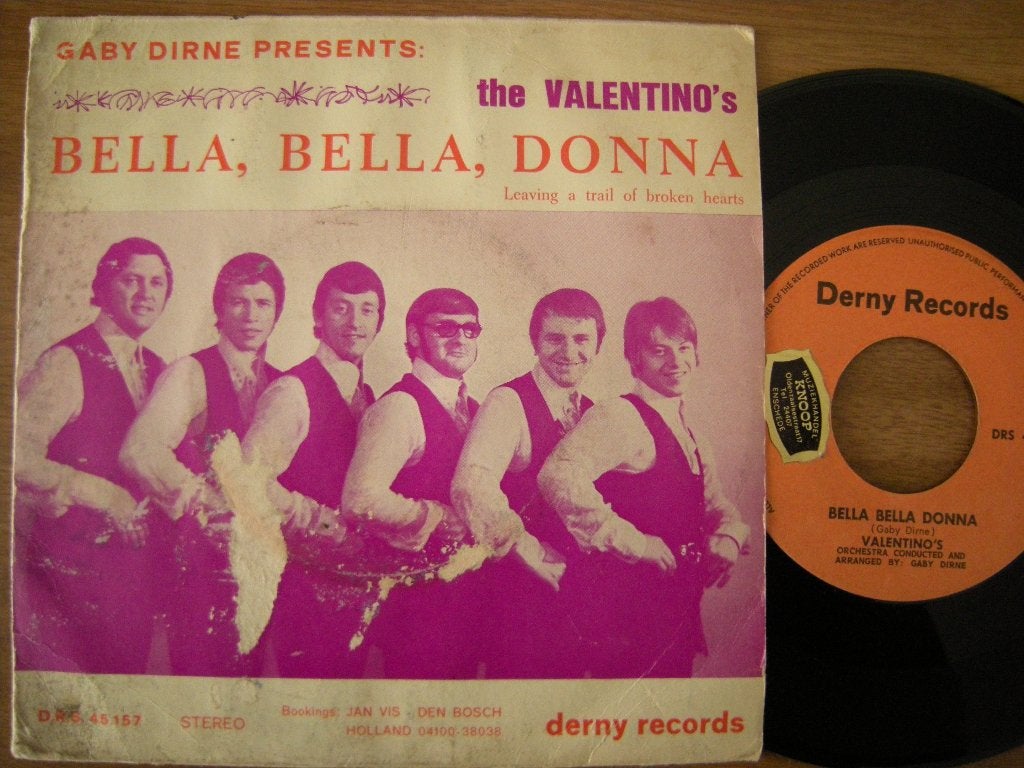 The Valentino's (Bella, Bella, Donna), Gebruikt, 7 inch, Ophalen of Verzenden, Pop